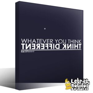 Think Different - What Ever You Think