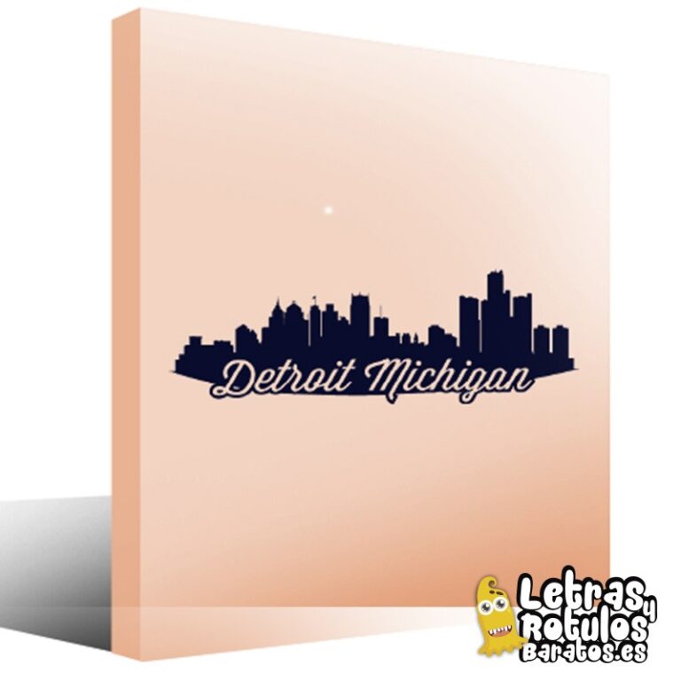Skyline Detroit Michigan