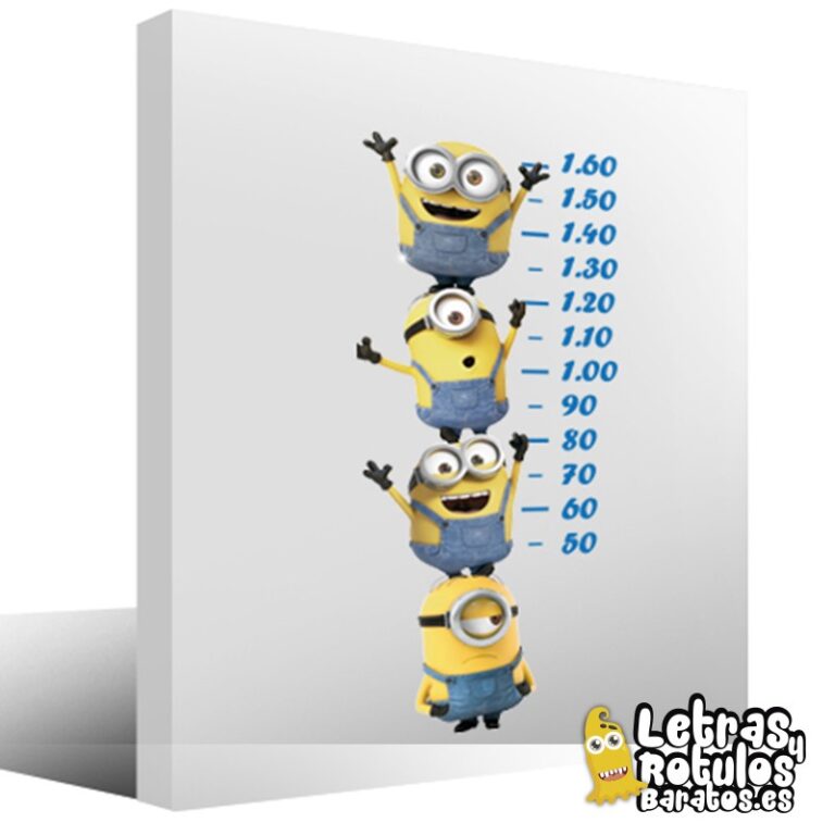 Minions para medir tu estatura