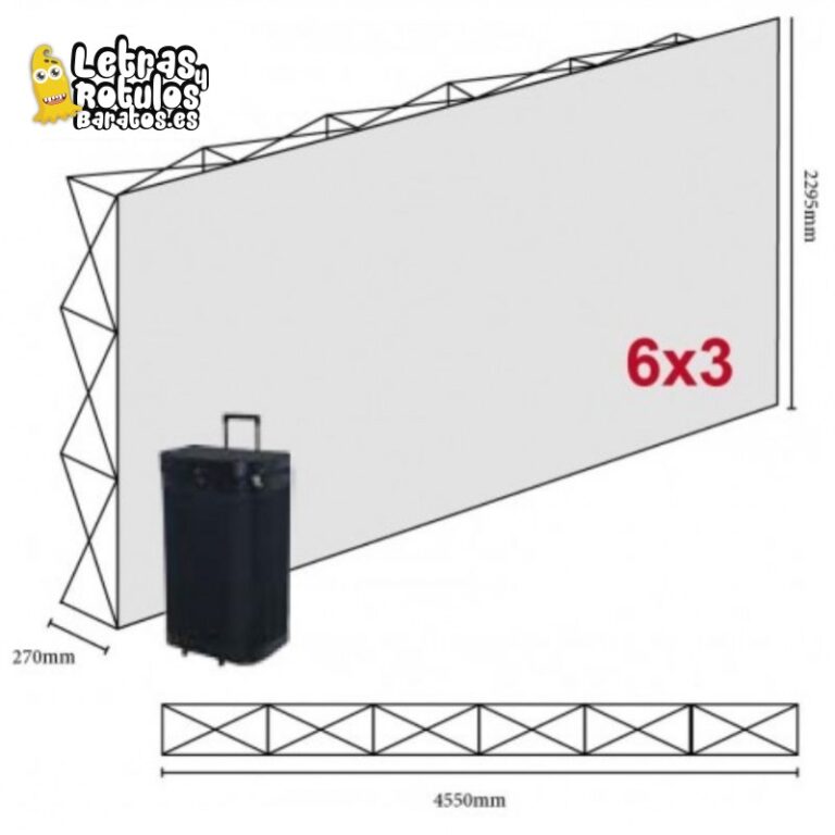 Pop Up 6x3 (455x230cm)