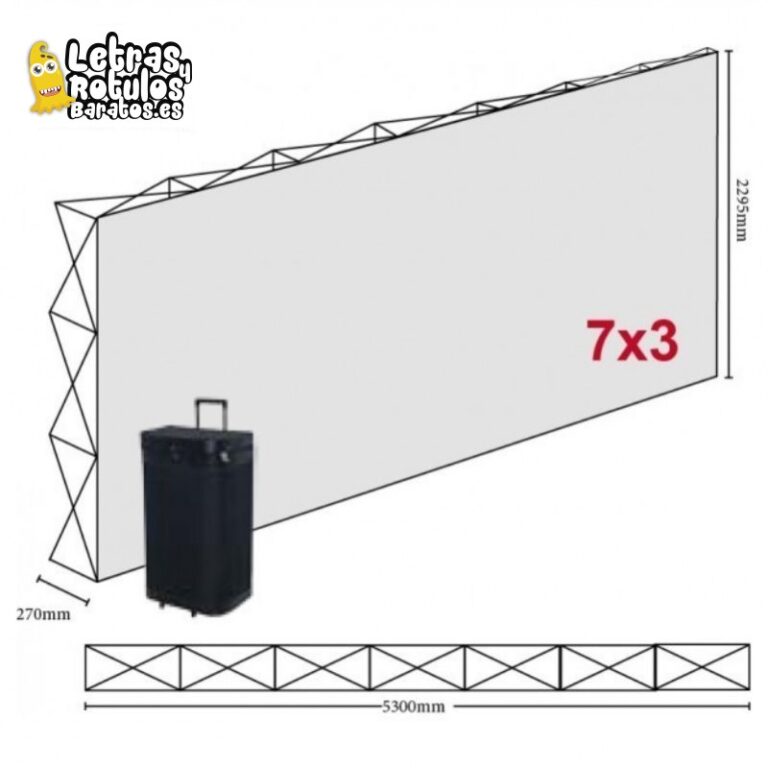 Pop Up 7x3 (530x230cm)