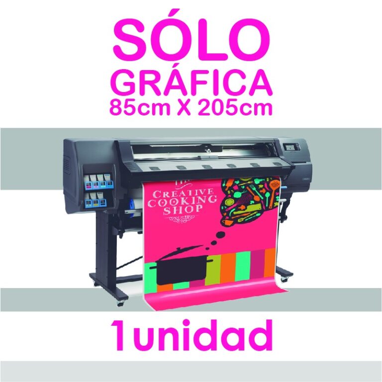 Gráfica para Roll Up 85 x 205 cm