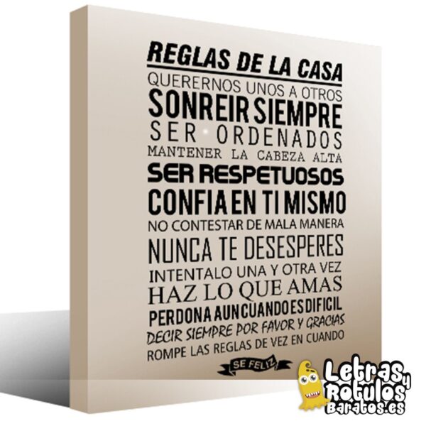 Reglas de la casa