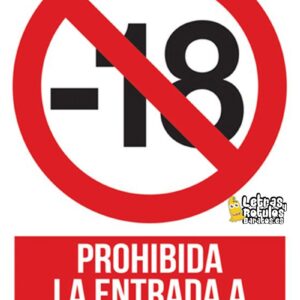 Prohibida La Entrada A Menores