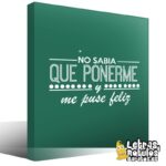No sabía que ponerme