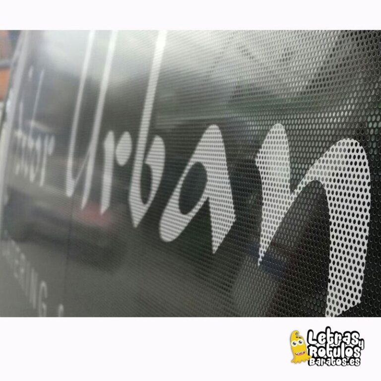 Vinilo Microperforado HOMOLOGADO