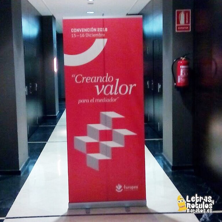 Roll up 85 x 205 cm. Evento Creando Valor