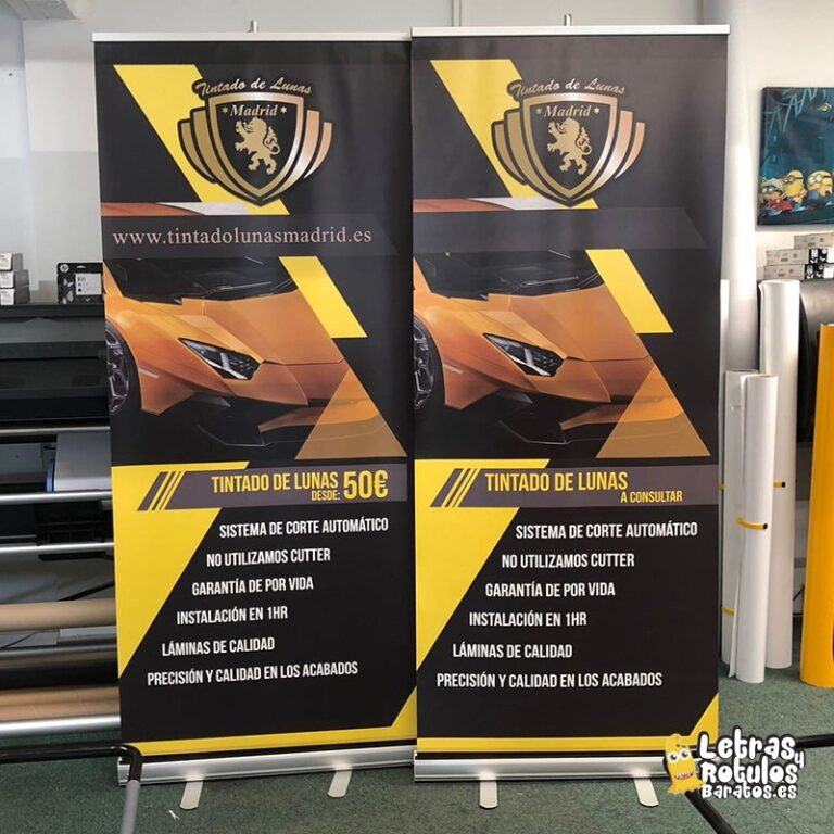 Roll up 85 x 205 cm. Tintado Lunas Madrid