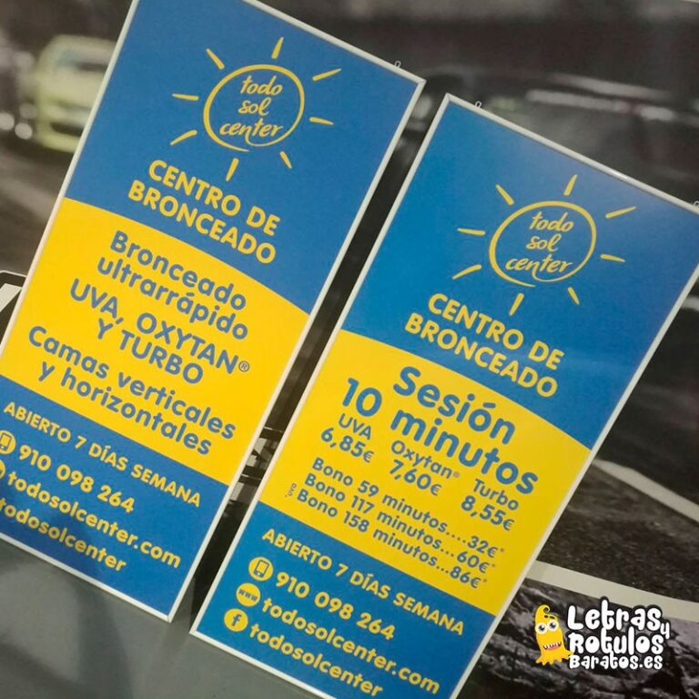 Rótulo con Marco