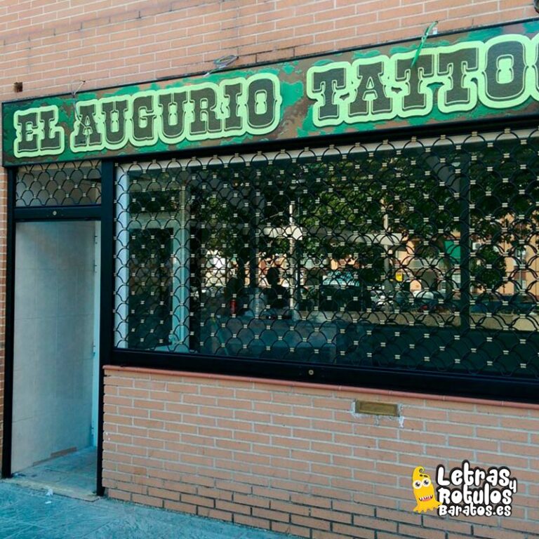 Rótulo con Marco