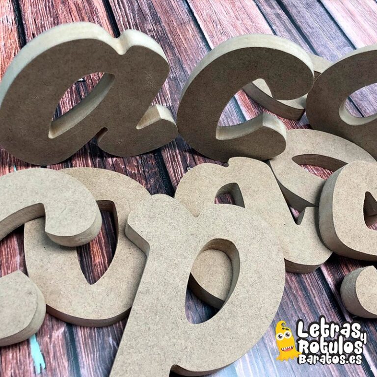 Letra Corpórea Madera DM - MDF
