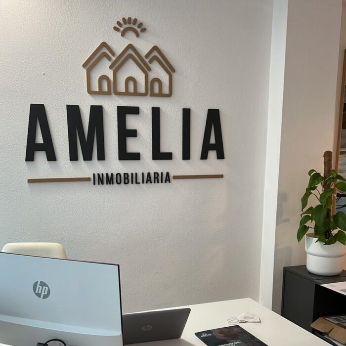 Letras-Corporeas-pvc-inmobiliaria-amelia