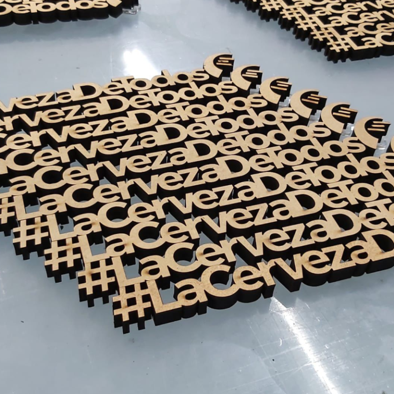 Letra Corpórea Madera DM - MDF - Imagen 4