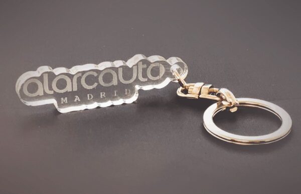 Llavero Personalizado Metacrilato Transparente