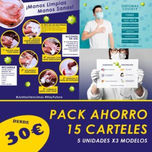 Pack Ahorro Carteles Especial COVID19