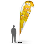 Bandera Lágrima Talla XL 440 cm.