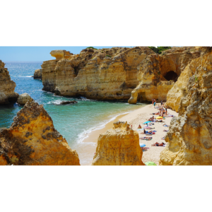 Foto-mural-playa-rocosa-cala-mar
